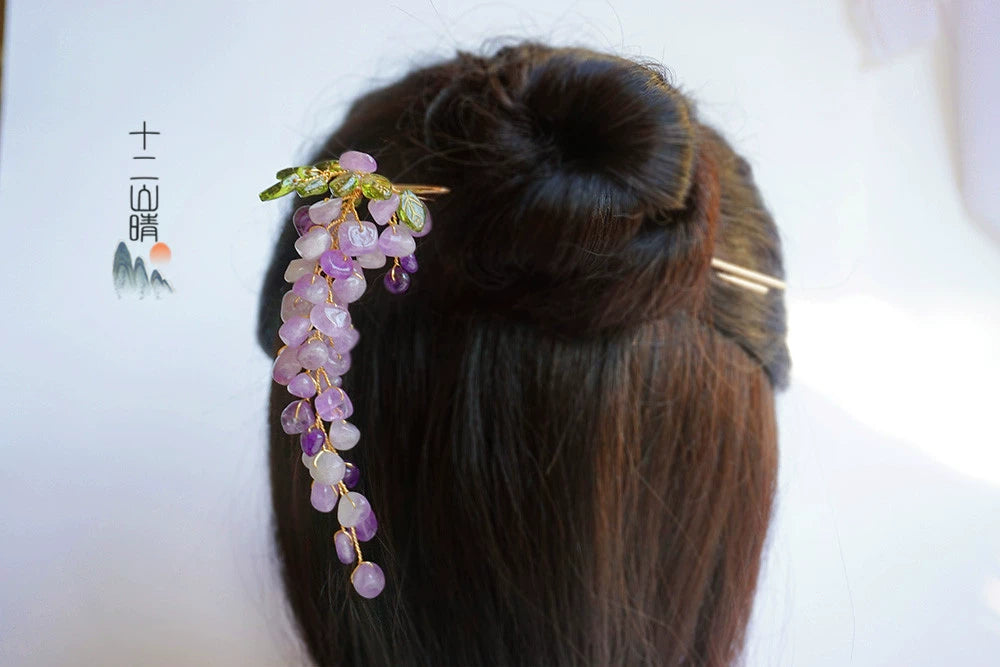 Hair Stick: Wisteria