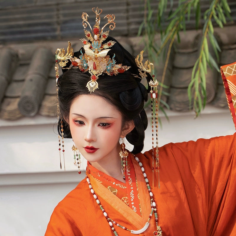 Hanfu Hair Accessories: Falling Feathers for the Phoenix