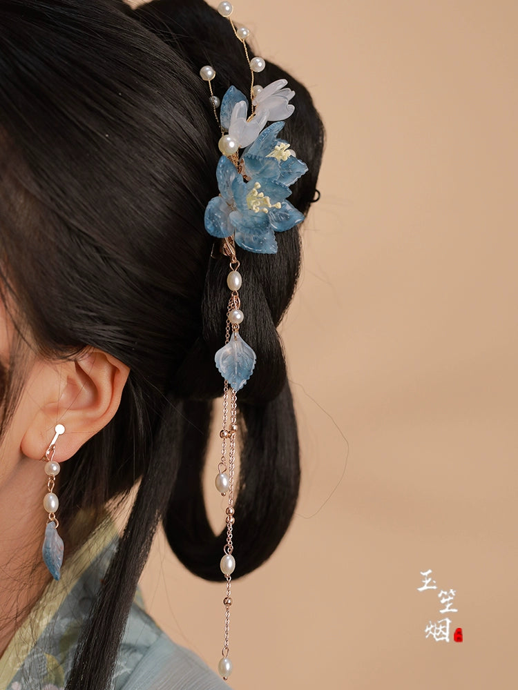 Hanfu Hair Clips: Rain