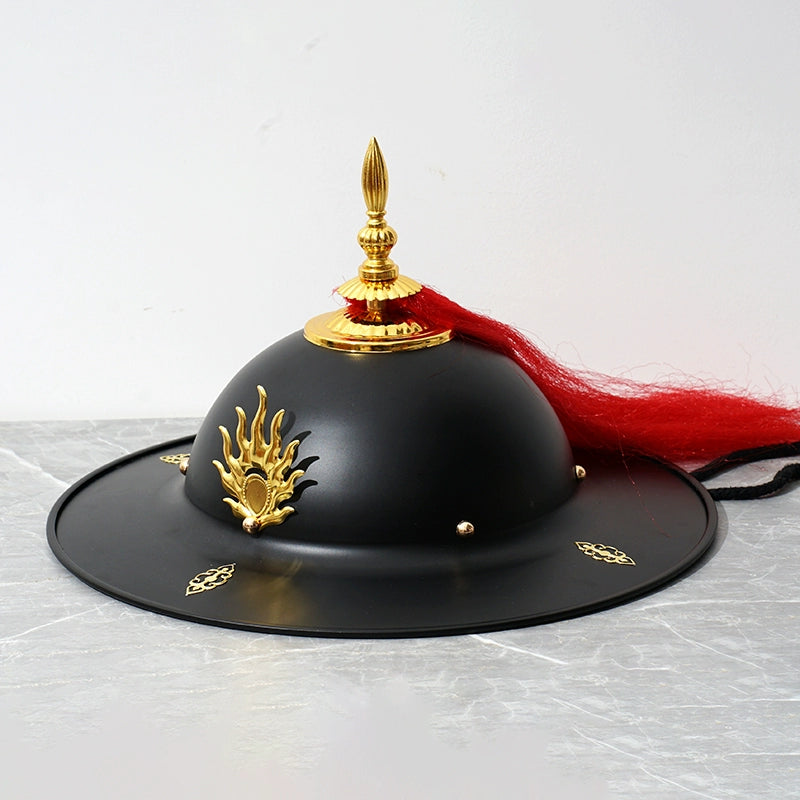chinese football helmet Ming Dynasty Armor Helmet – Traditional Hanfu Costume Headwear – Hanfu Story