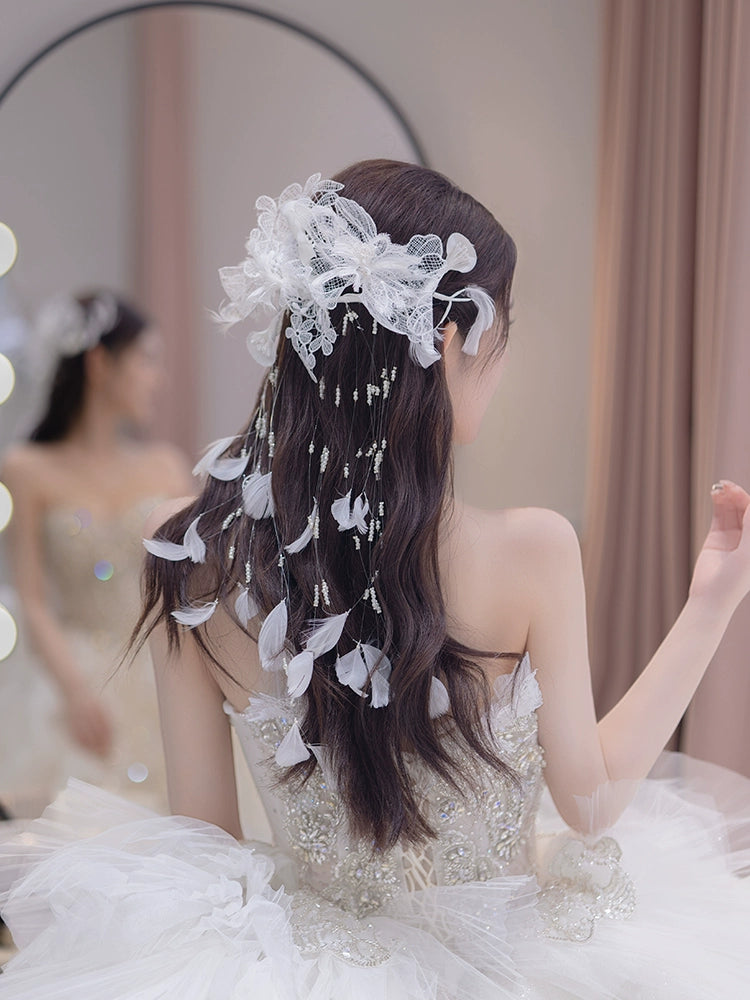 Chinese Wedding Hair Accessories: Featherington