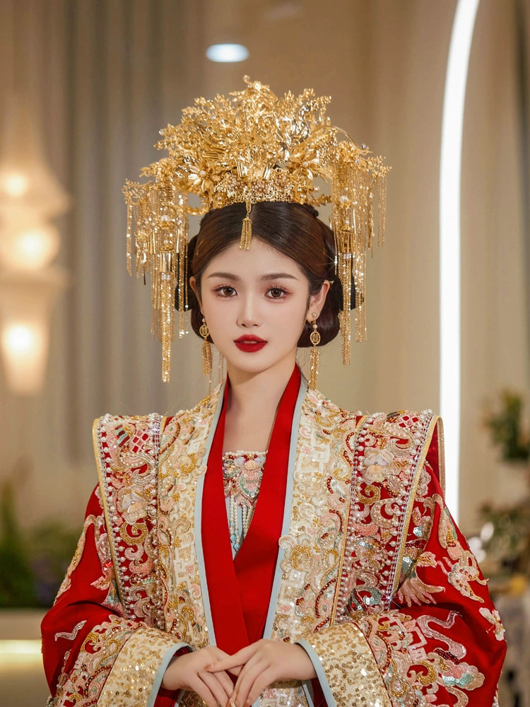 Chinese Wedding Hair Accessories: Celestial