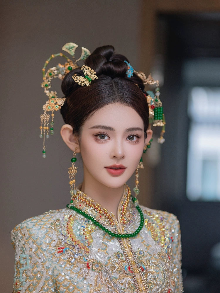 Chinese Wedding Hair Accessories: Lovers Haven