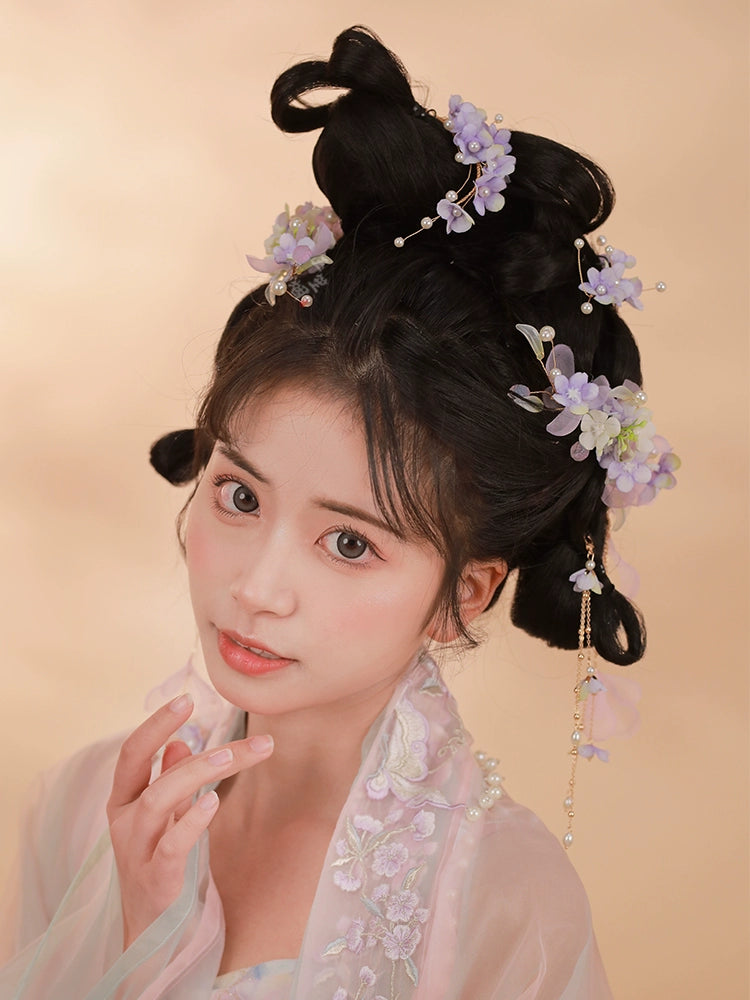 Hanfu Hair Clips: Lilac