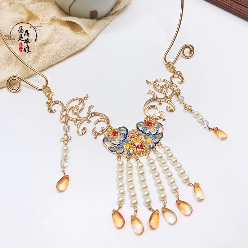 Burning Bright Dunhuang Style Necklace