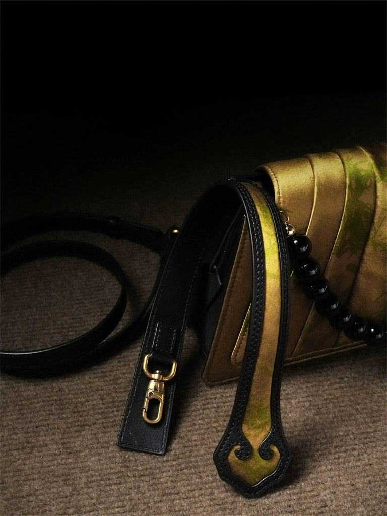 Golden Bamboo Handbag for Cheongsam