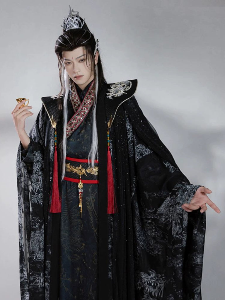 Shadow Sovereign Male Xianxia Dark Robe Unisex Ancient Chinese Tradi shadow-sovereign-male-xianxia-dark-robe-unisex-ancient-chinese-tradi