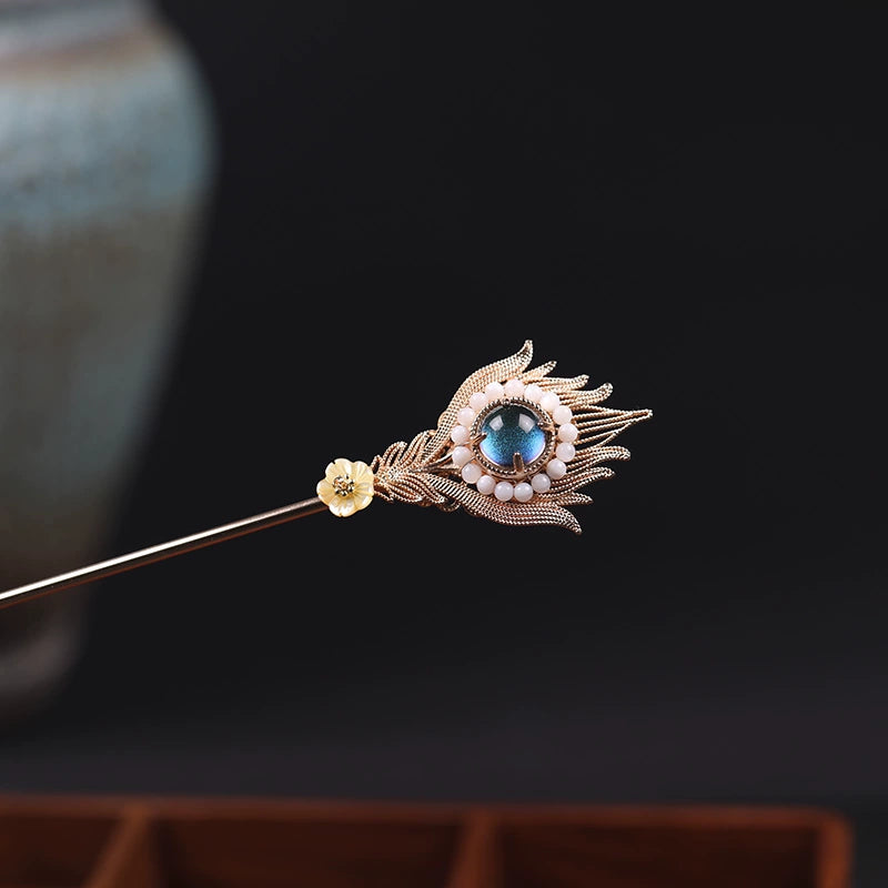 Phoenix Plume Original Brass Hair Stick