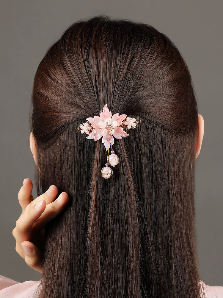 Back Hair Pin: Antique Pink