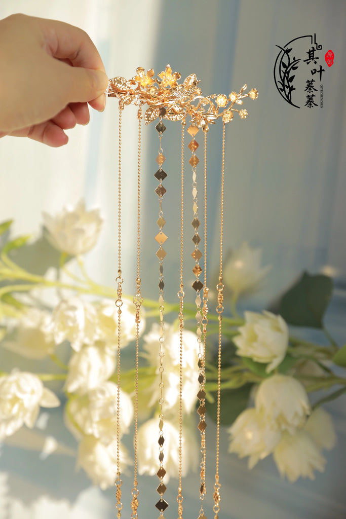 Hanfu Hair Accessories Set: Liudai