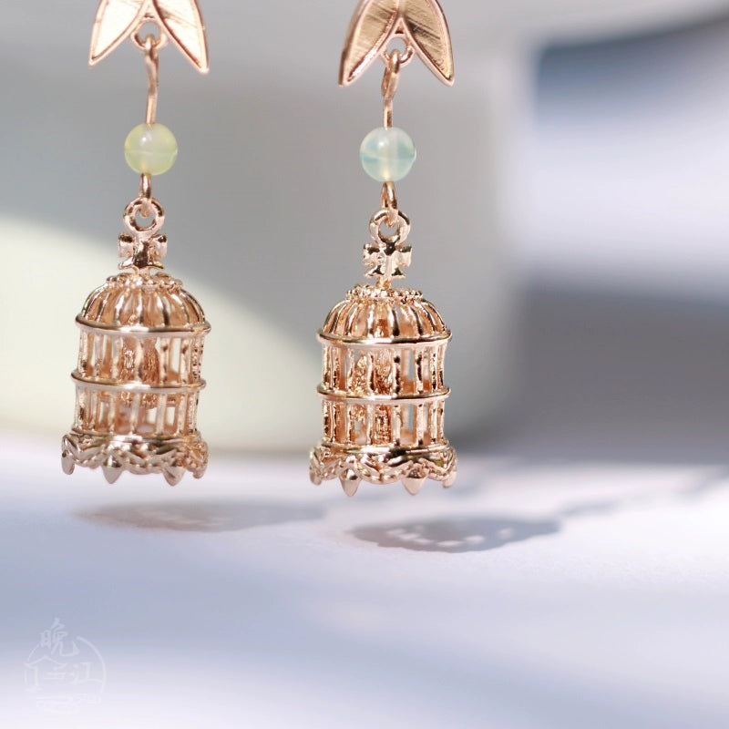 Pavilion Chinese Style Earrings