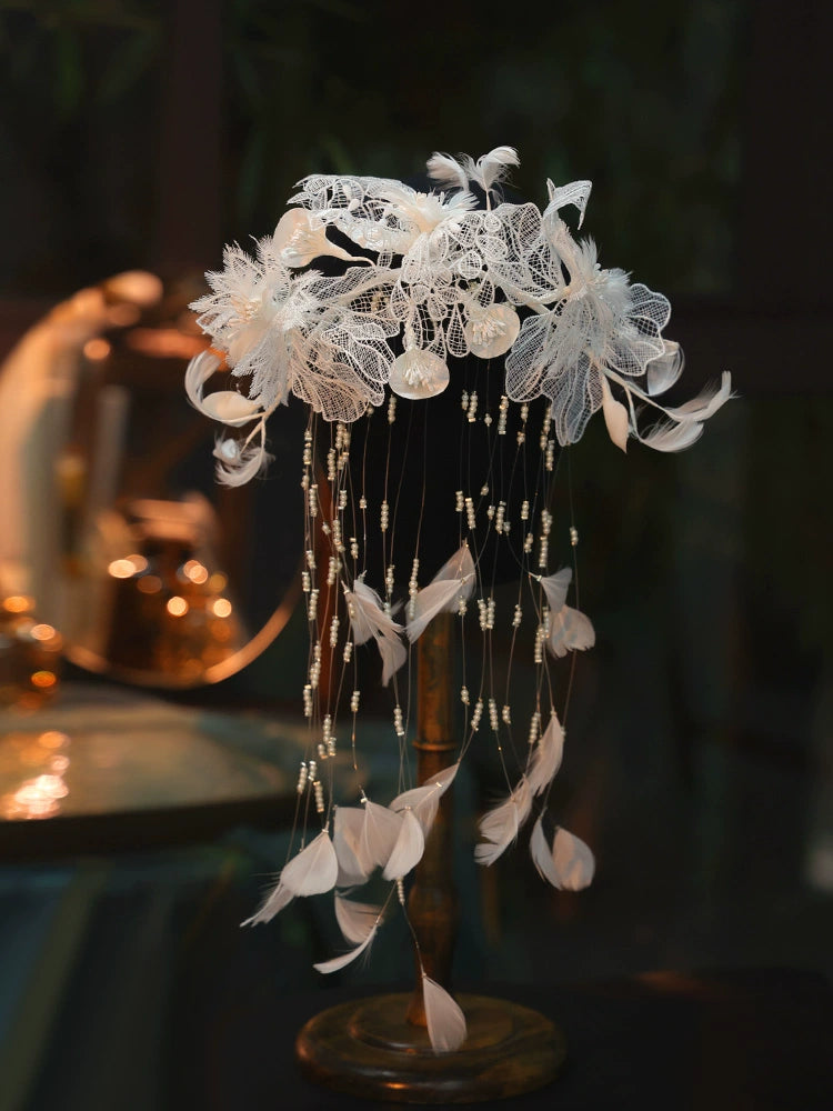 Chinese Wedding Hair Accessories: Featherington