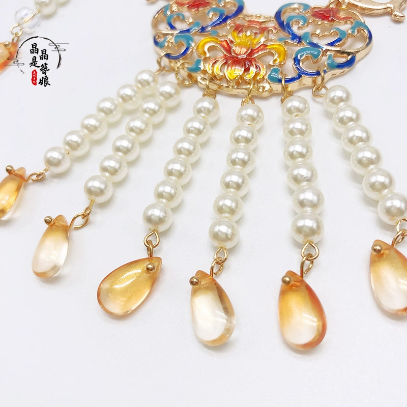 Burning Bright Dunhuang Style Necklace