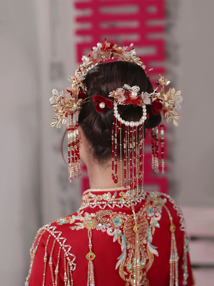 Chinese Wedding Hair Accessories: Vows