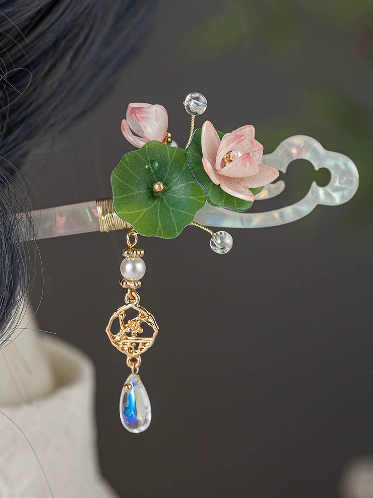 Hair Stick: Glazed Lotus