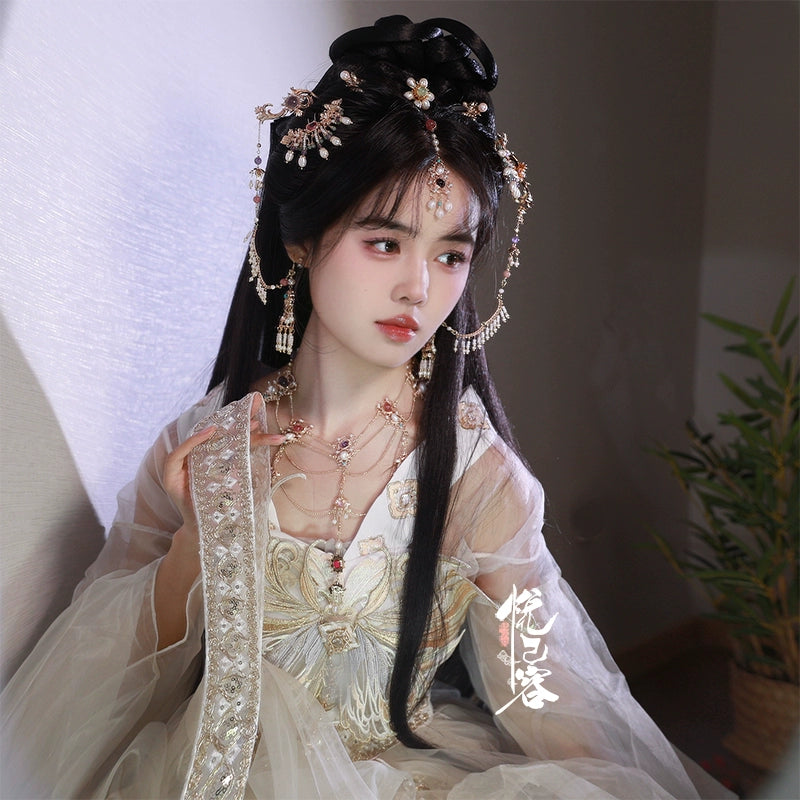 Floating Light Hanfu Style Necklace