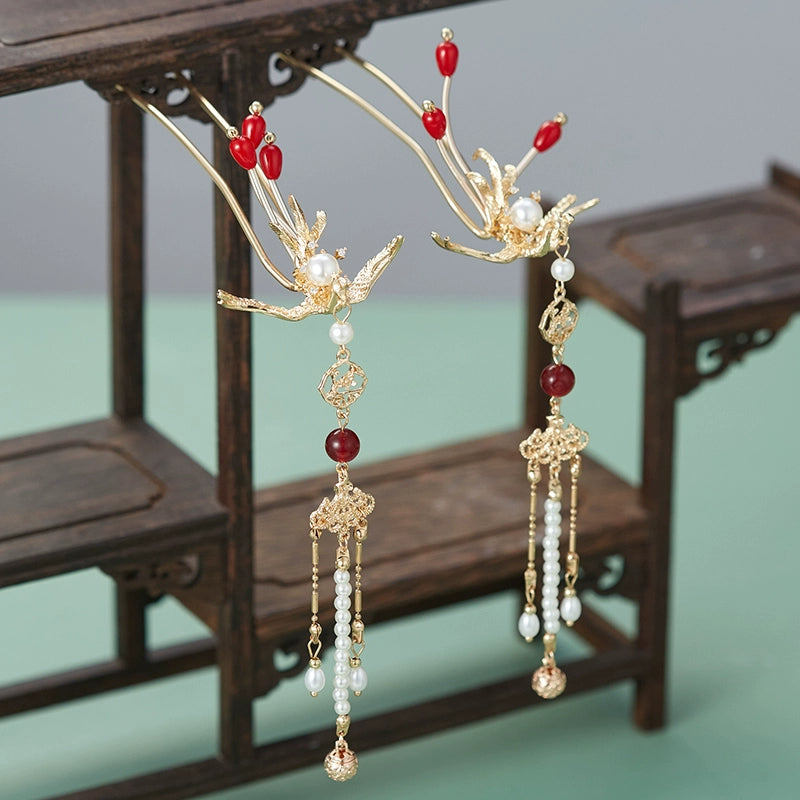 Hanfu Hair Accessories Set: Bells