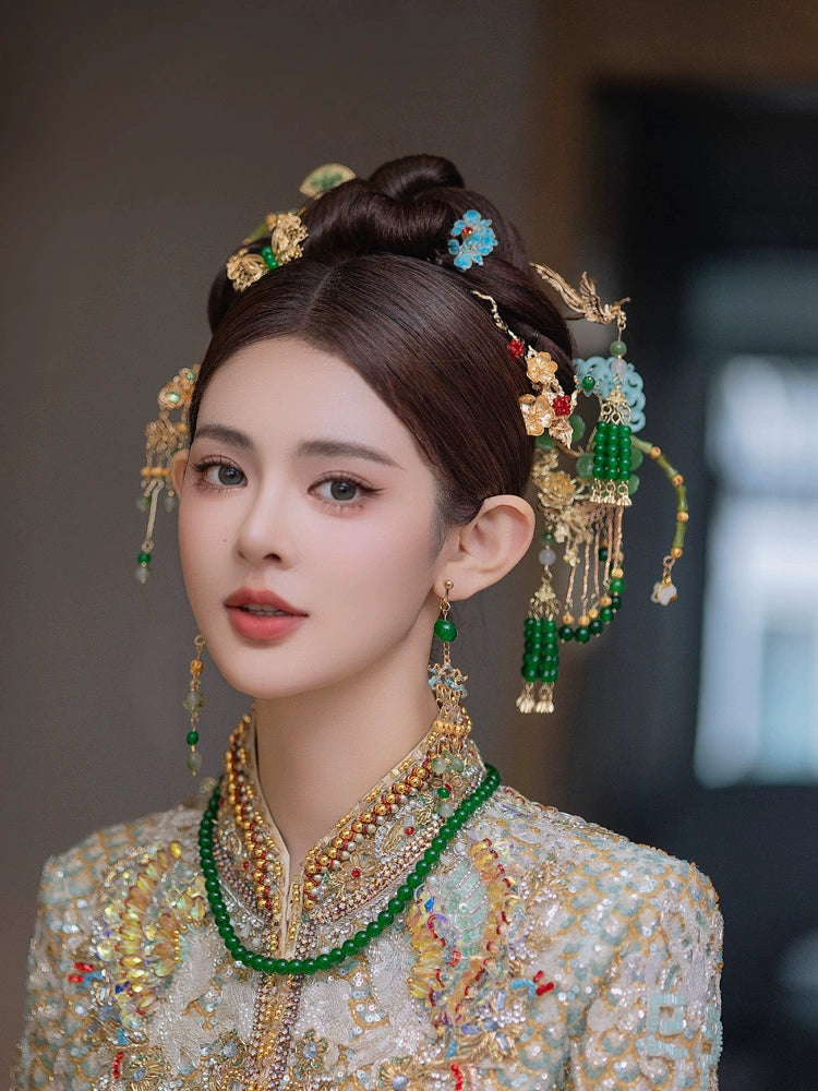 Chinese Wedding Hair Accessories: Lovers Haven