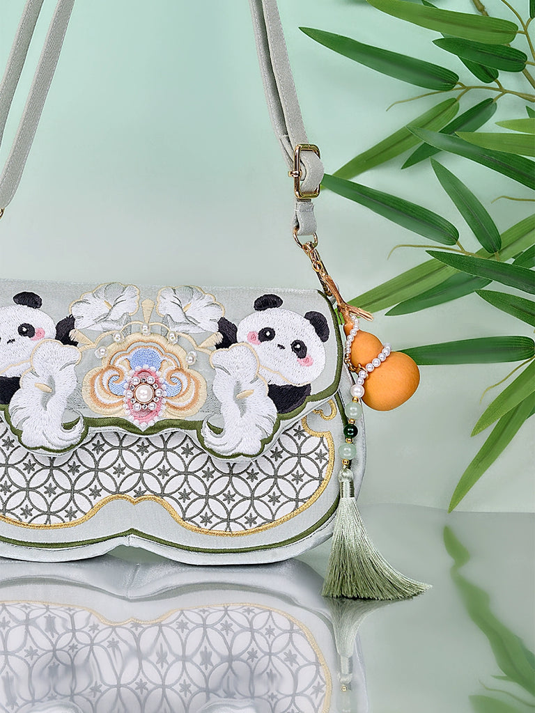 Panda Little Merchant Shoulder Bag for Women