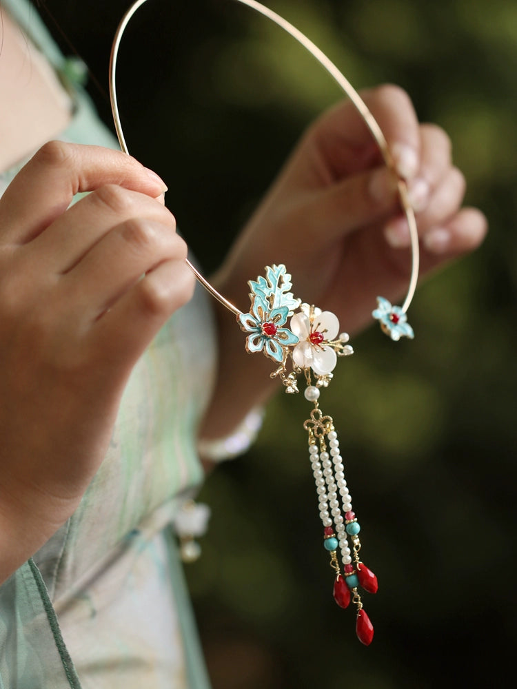 Willow Burnt Chinese Style Necklace