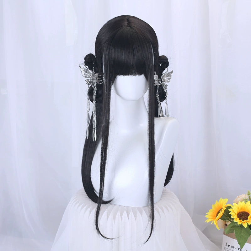 Double Butterfly - Qi Lolita Fantasy Costume Hair Wig