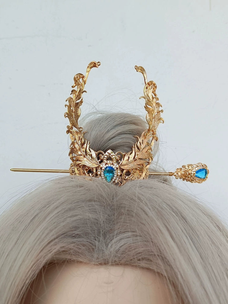 Ocean Deity - Unisex Hanfu Hair Crown