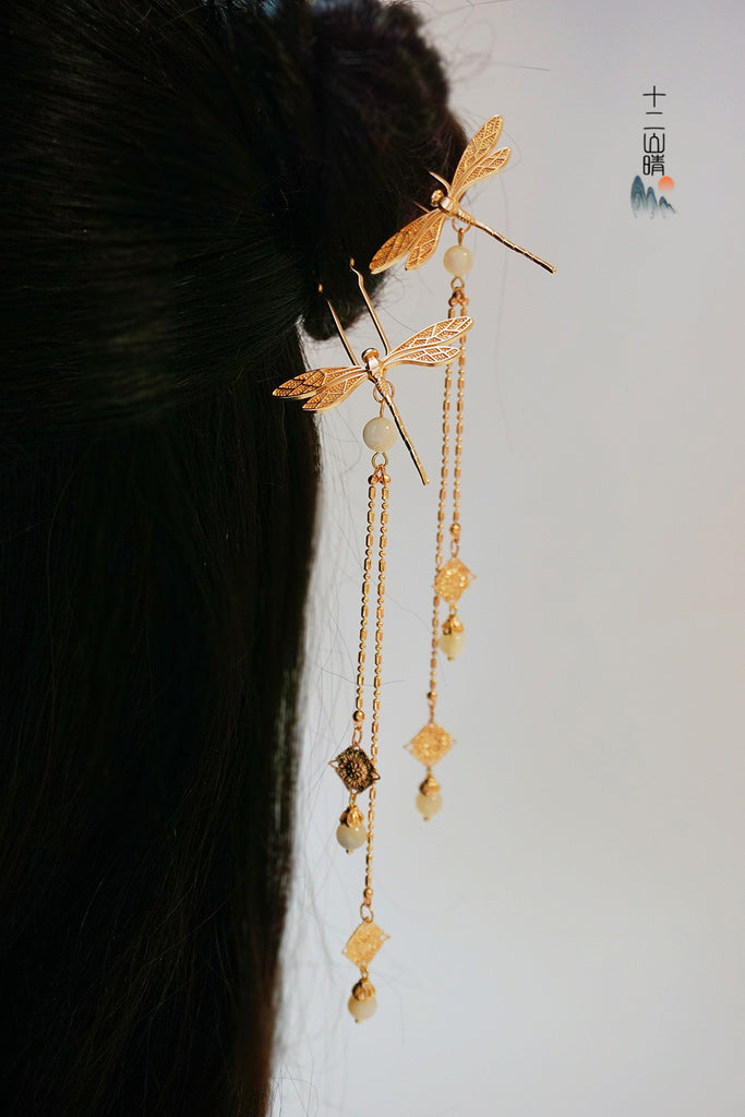 Hair Pins: Dragonfly