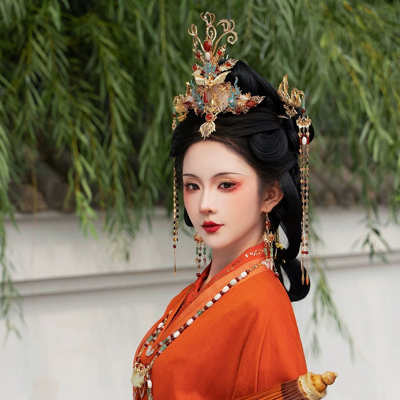 Hanfu Hair Accessories: Falling Feathers for the Phoenix