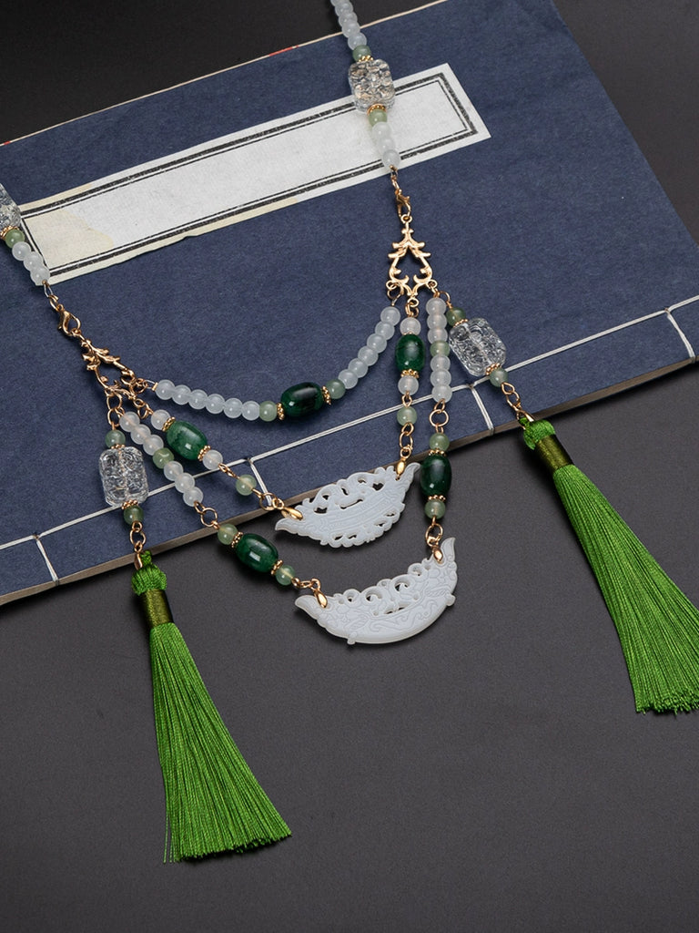 Qingluo Warring States Chinese Style Necklace