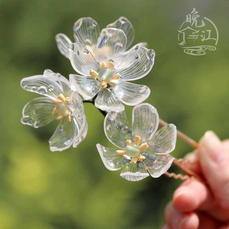 Hair Stick: Mountain Lotus