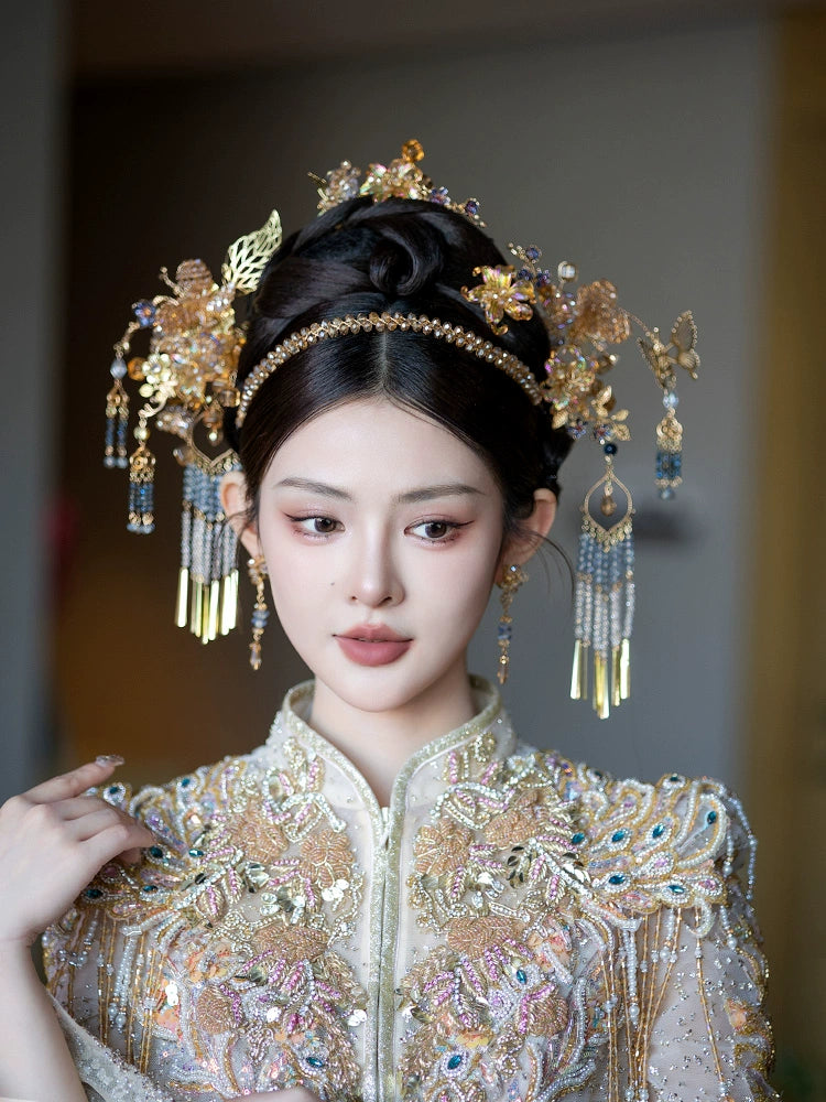 Chinese Wedding Hair Accessories: Starlit Love