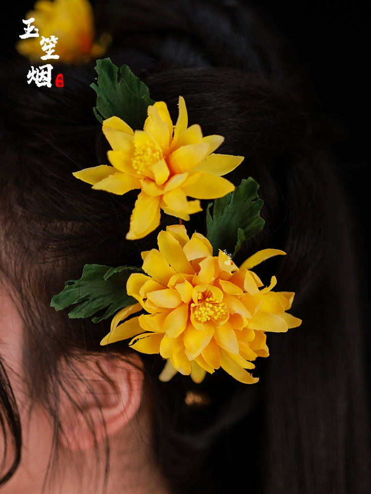 Hanfu Hair Pins: Chrysanthemums