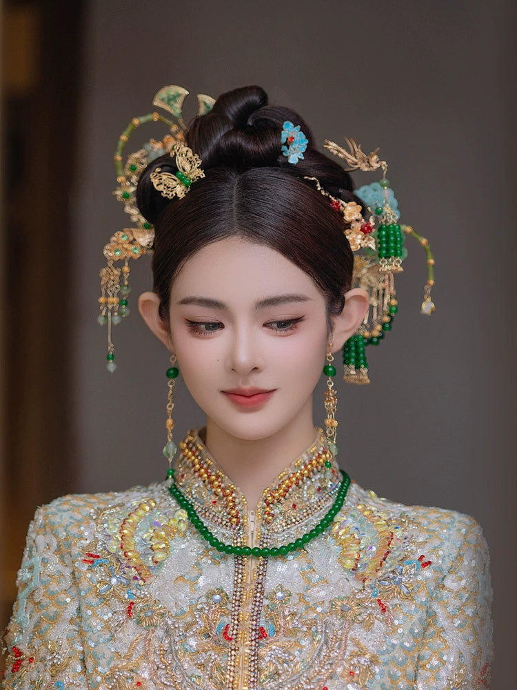 Chinese Wedding Hair Accessories: Lovers Haven