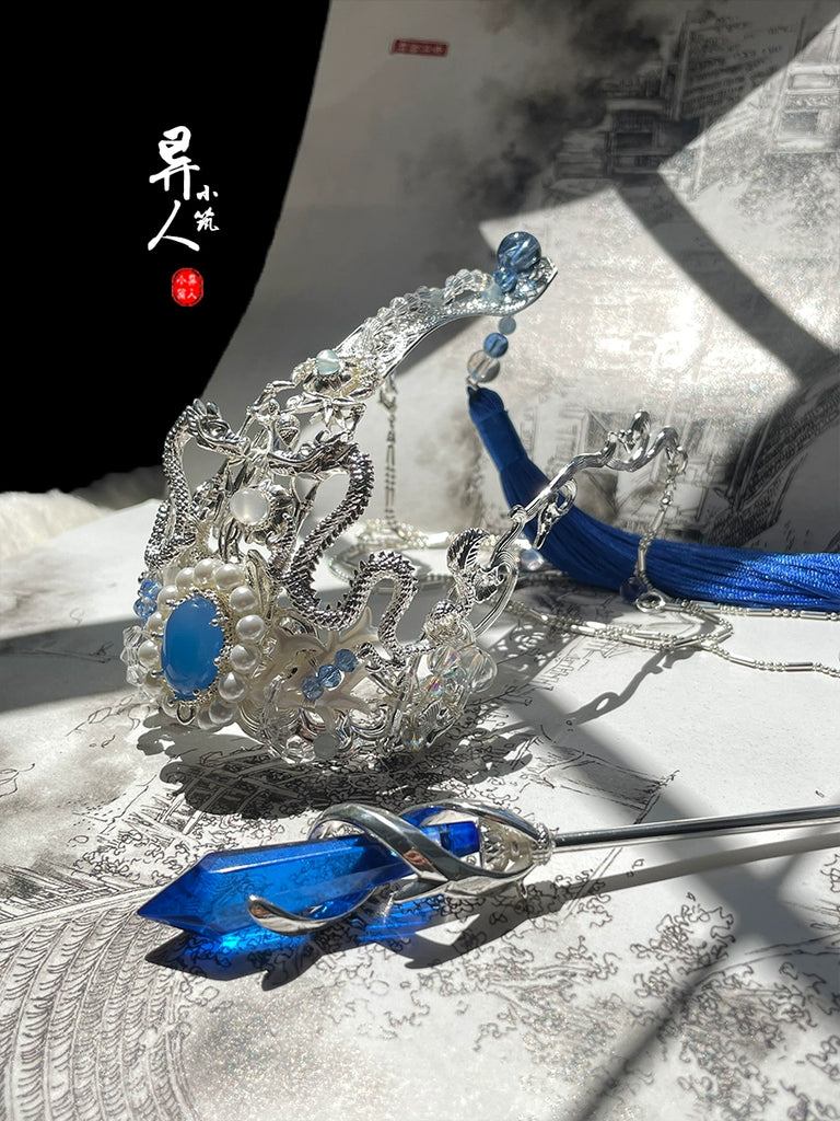 Merman - Unisex Hanfu Hair Crown