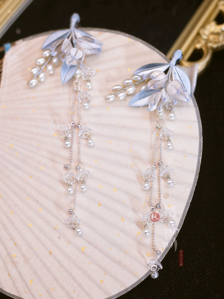 Hanfu Hair Clips: Lily of the Valley