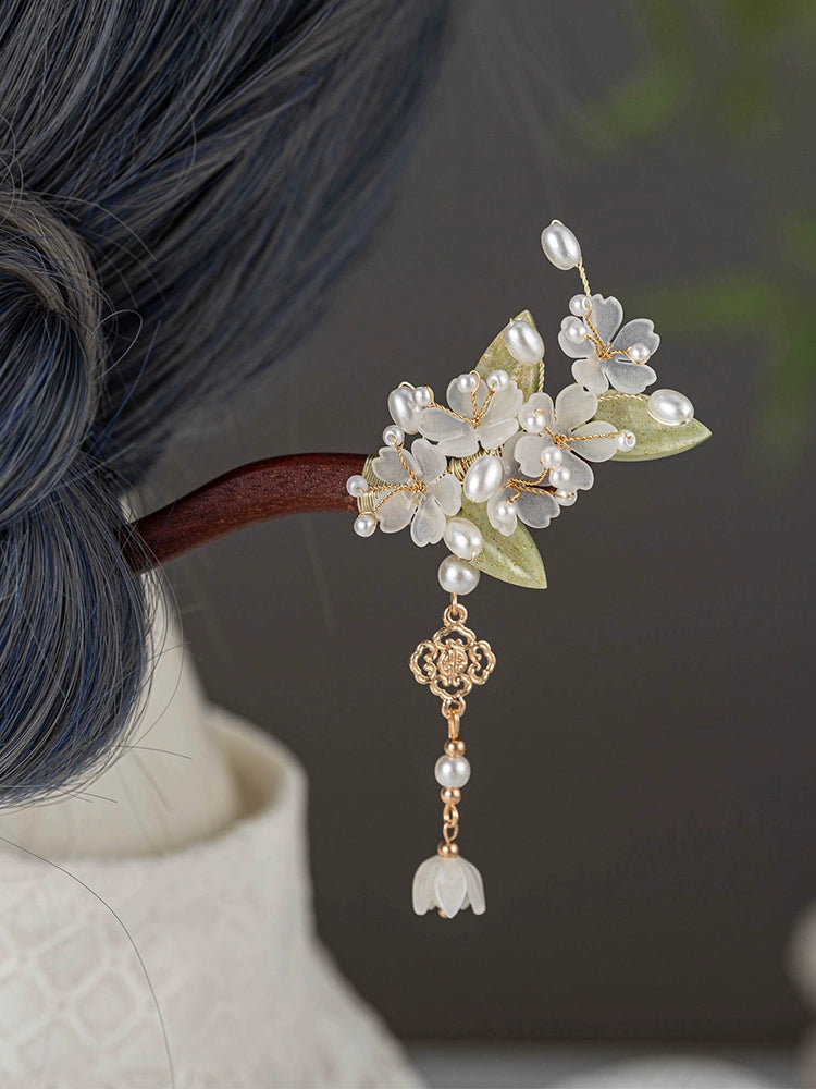 Sandalwood Hair Stick: Lily Valley