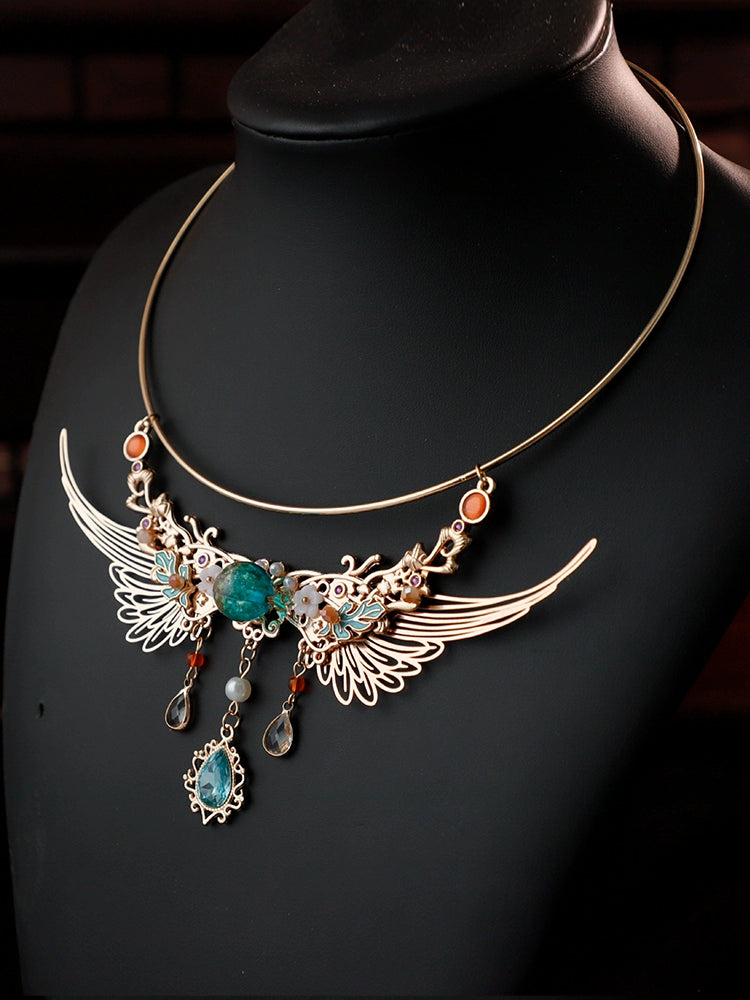 Cloud Wings Dunhuang Style Necklace