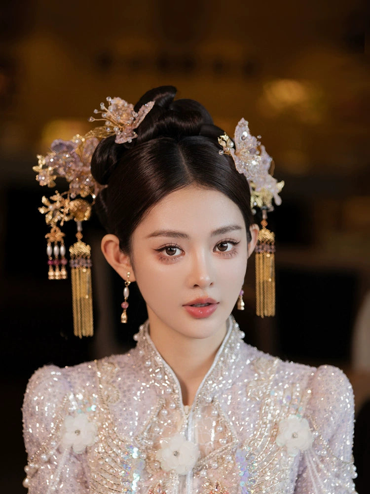 Chinese Wedding Hair Accessories: Bloom