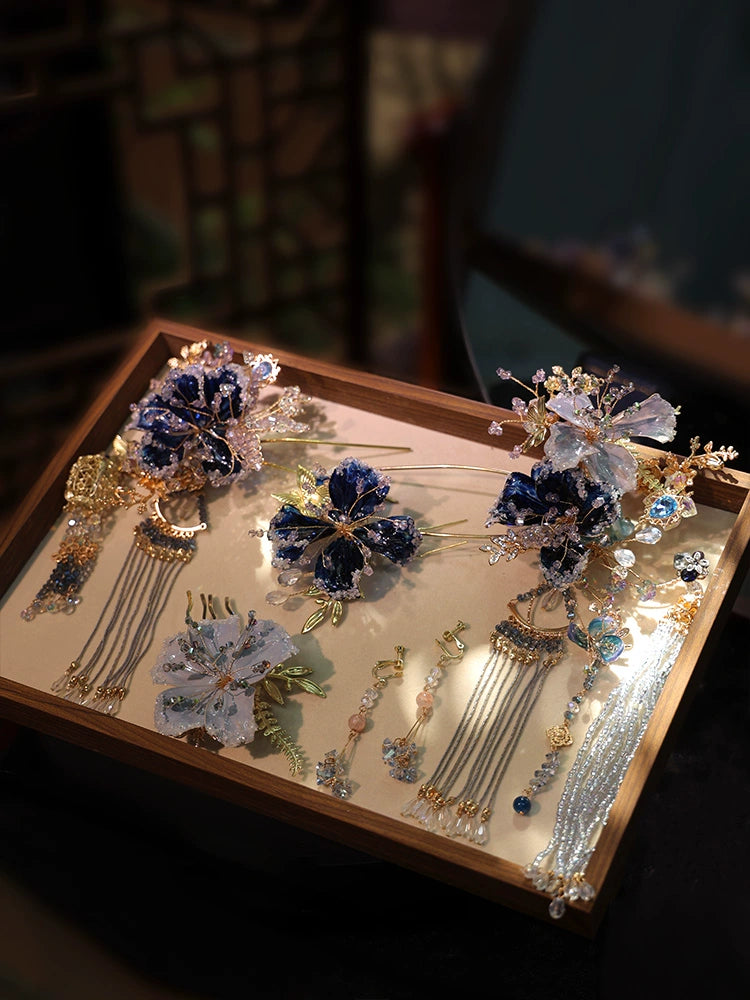 Chinese Wedding Hair Accessories: Moonlit Serenade