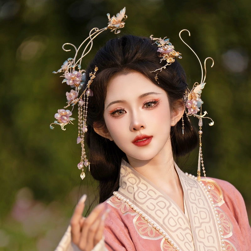 Hanfu Hair Accessories: Falling Purple Smoke