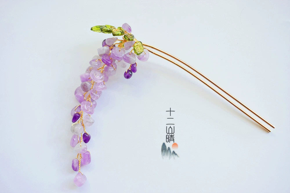 Hair Stick: Wisteria