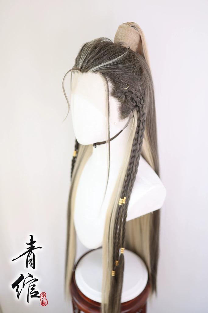 General Ashile - Costume Hair Wig for Hanfu