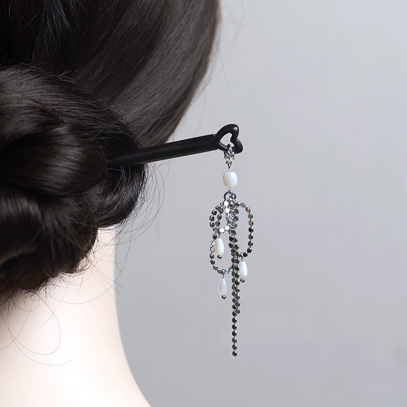 Floating River Ebony New Chinese Style Ancient Hair Stick