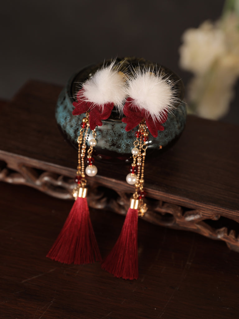 Hanfu Hair Accessories Set: New Year