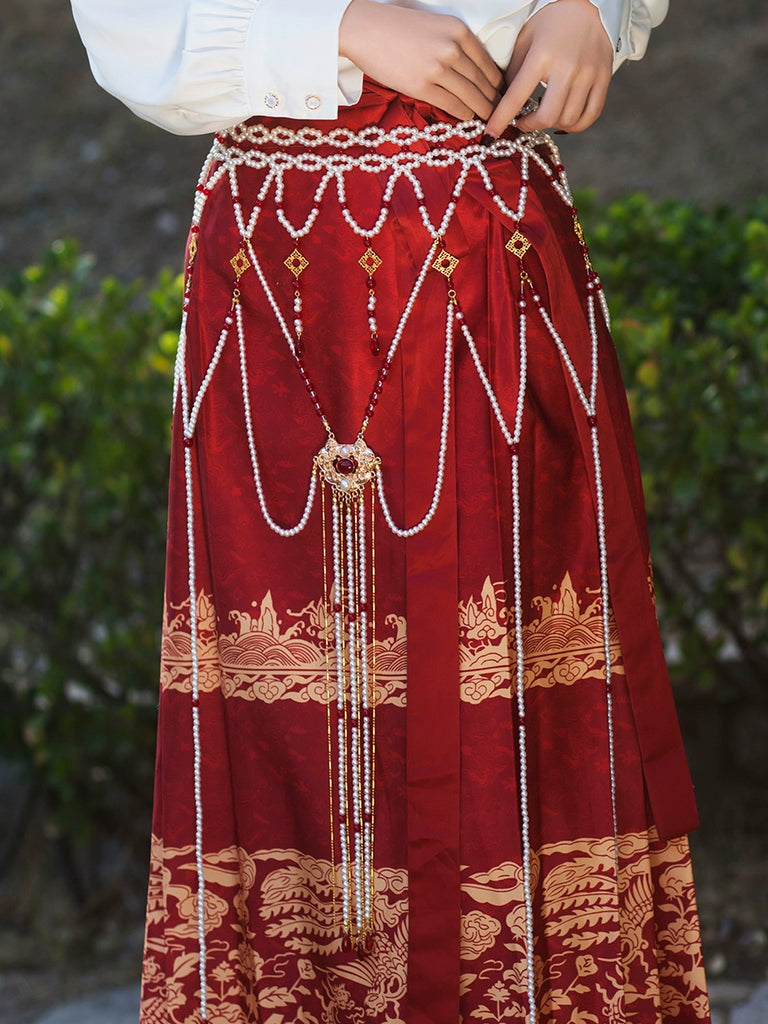 Linya - Dunhuang Tassel Waist Chain for Hanfu