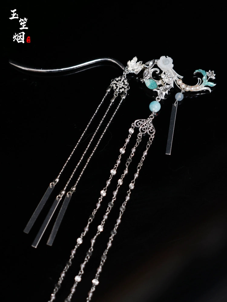 Hanfu Hair Accessories Set: Hall of Eternal Life