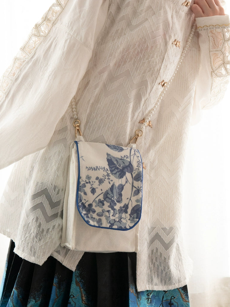 Porcelain Crossbody Phone Bag for Women