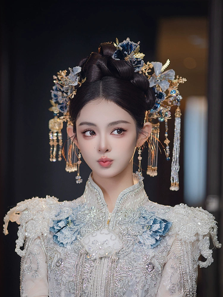 Chinese Wedding Hair Accessories: Moonlit Serenade