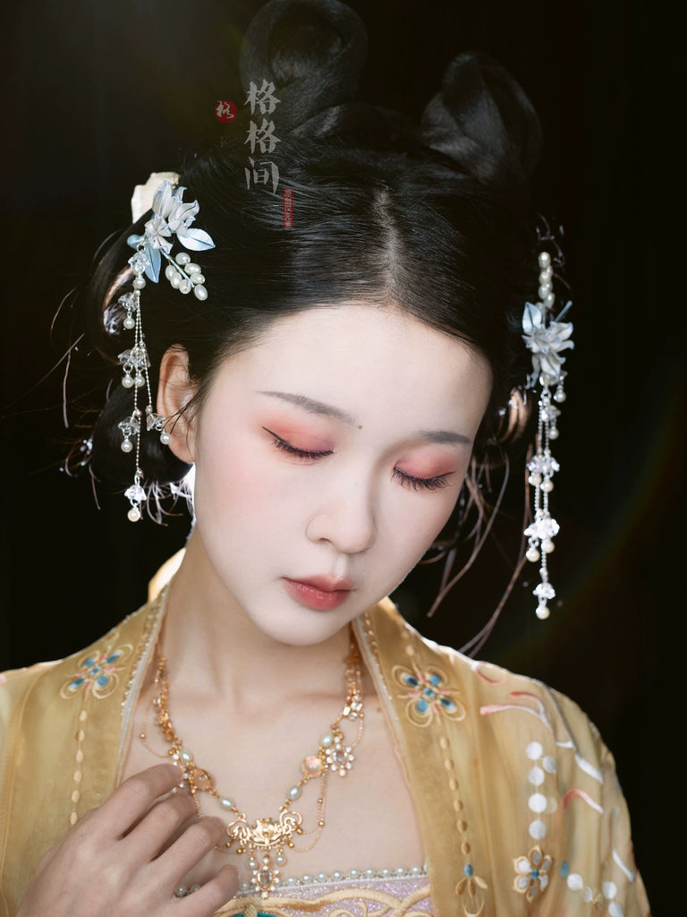 Hanfu Hair Clips: Lily of the Valley