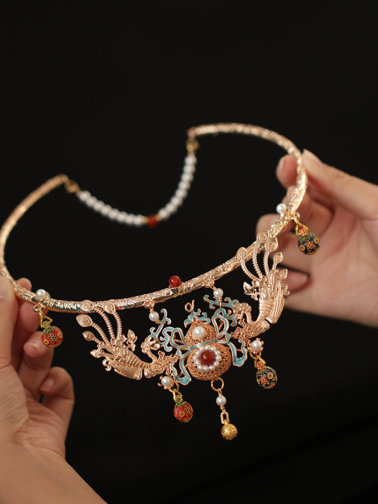 Gourd Chinese Style Necklace